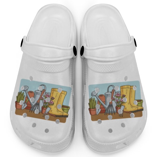 Gardening Grandma Garden Funny Gardener Clogs