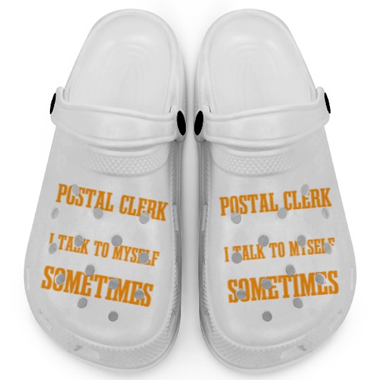 Funny Postal Clerk Costume Clogs