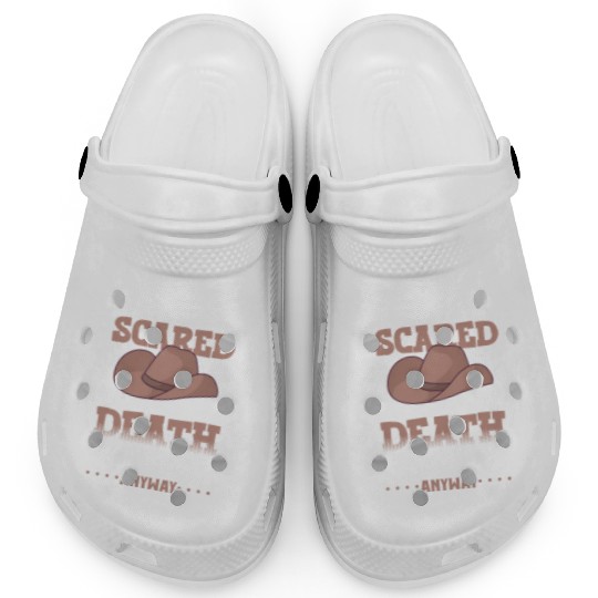 Cowboy Barn Bull Rider Rodeo Country Western Gift Clogs