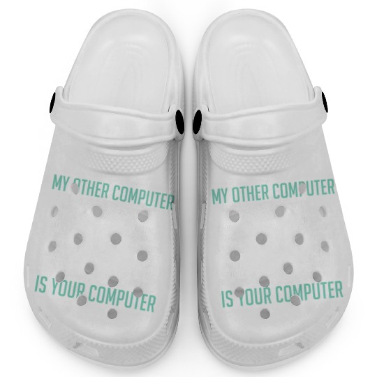 Cyber Hacker Computer Security Expert Clogs