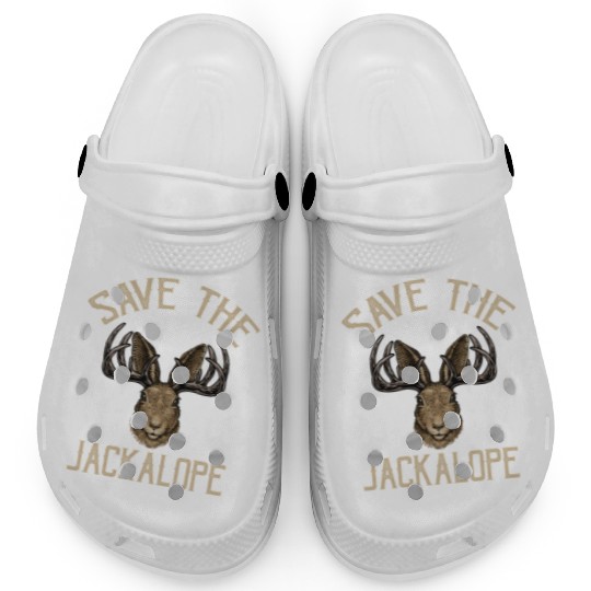 Save The Jackalope For Jackalope Fans Clogs