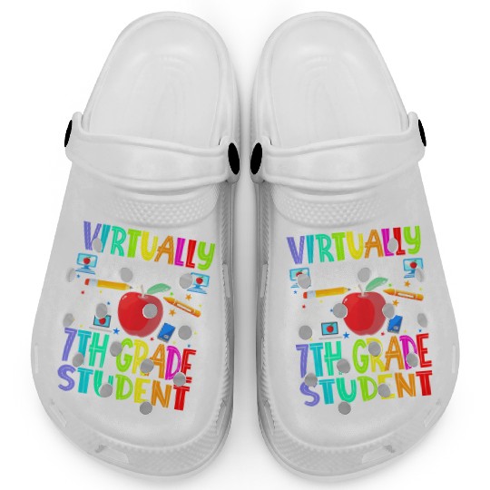 Virtually Awesome 7th Grade Student Back To School Clogs