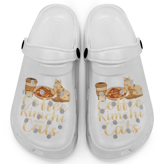 Coffee Kimchi And Cats Kimchi Lover Korean Food Clogs