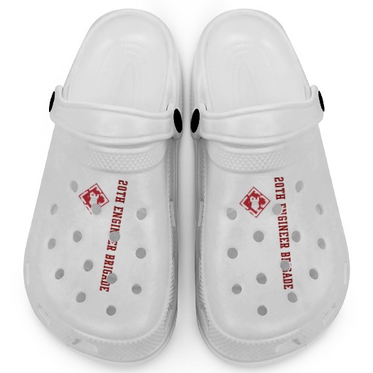 20Th Engineer Brigade Veteran Usa Flag Veterans Clogs