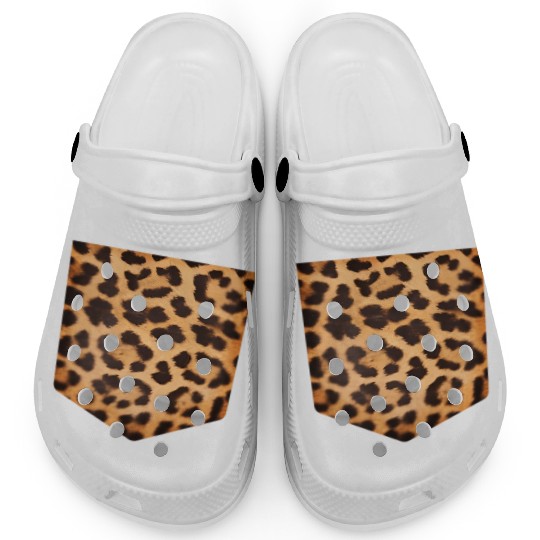 Leopard Print Pocket Falls For Clogs