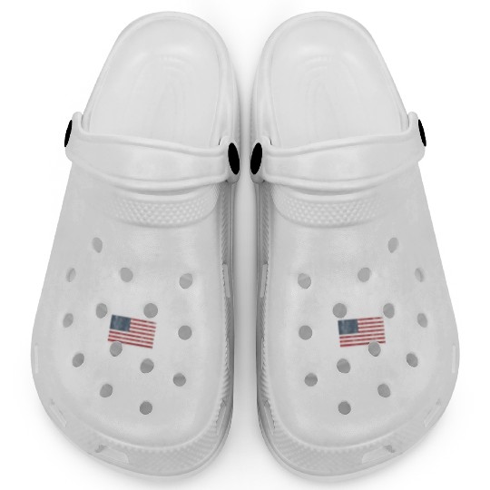 Kiawah Island South Carolina Sc American Flag Clogs