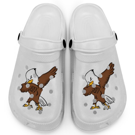 Dabbing American Bald Eagle Clogs