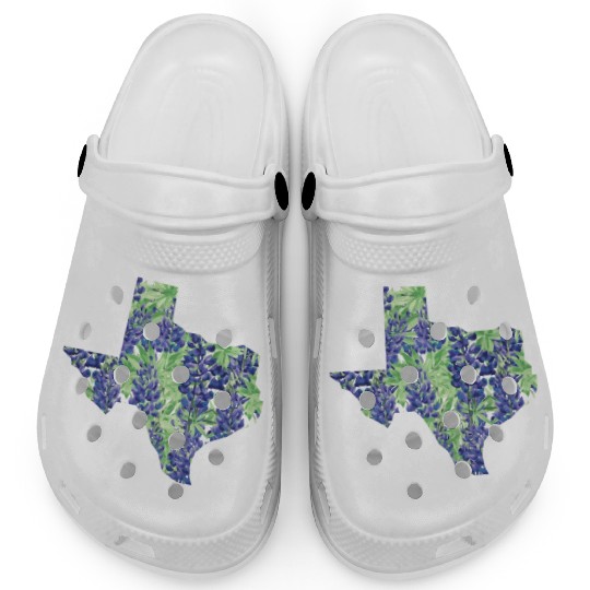 Tx Bluebonnet Texas Native Bluebonnets Clogs