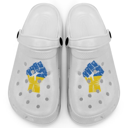 Ukrainian Flag I Stand With Ukraine Flag Clogs