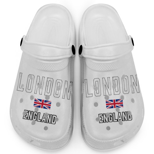 London England England Flag Clogs