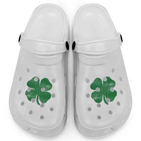 St Patrick'S Day Shamrock Luckiest Dad Irish Clogs