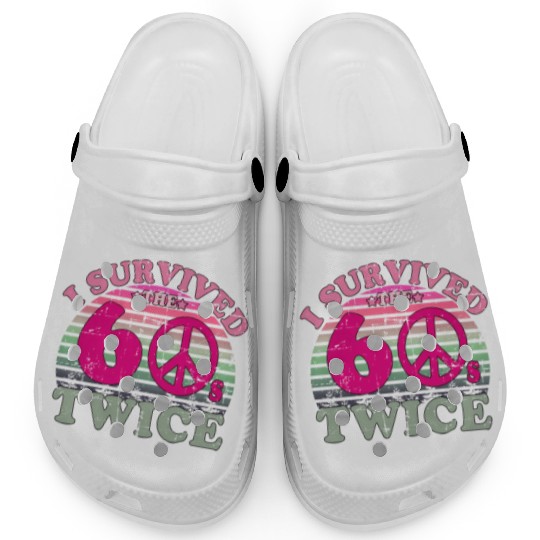 I Survived The Sixties 60S Twice Clogs