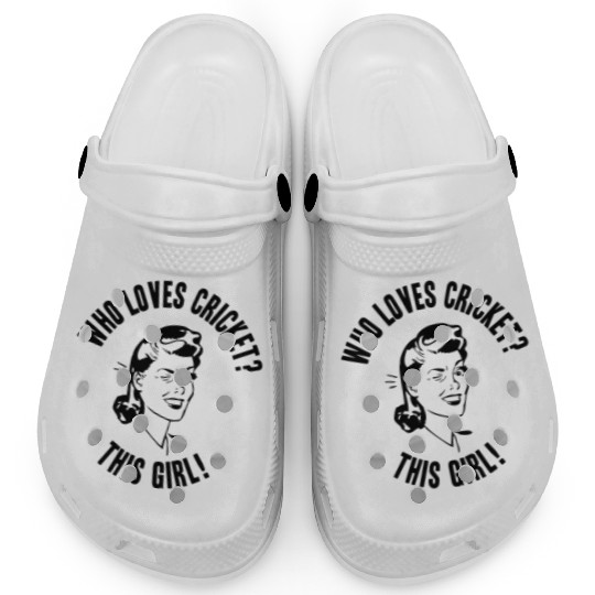 Who Loves Cricket This Sport Novelty Clogs