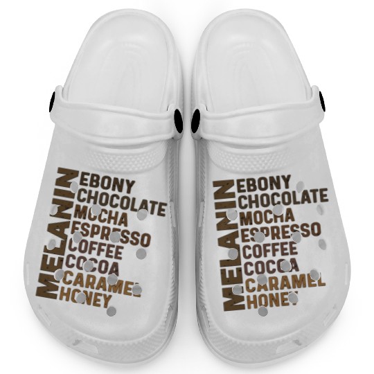 Black Melanin Ebony Chocolate Mocha Espresso Clogs