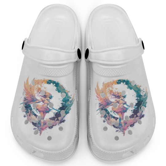 Watercolor Fairy Fairycore Grunge Pastel Goth Aest Clogs