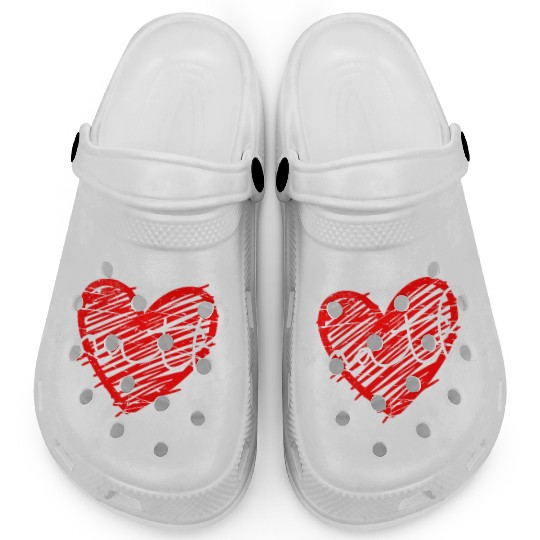 Math Heart - Math Teacher Heart Clogs
