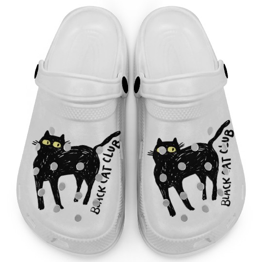 Black Cat Club Clogs