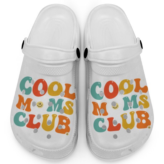 Cool Moms Club Groovy Hippie Theme Mother Day Clogs