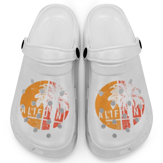 Malibu California Cool Palm Tree Native Clogs