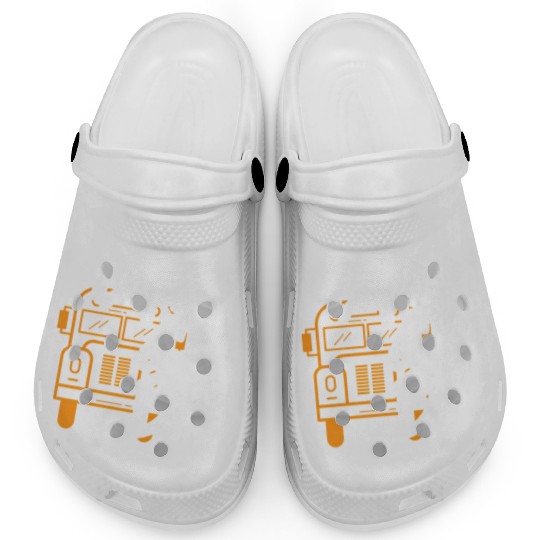 Captain Of The Struggle Bus School Bus Driver Clogs