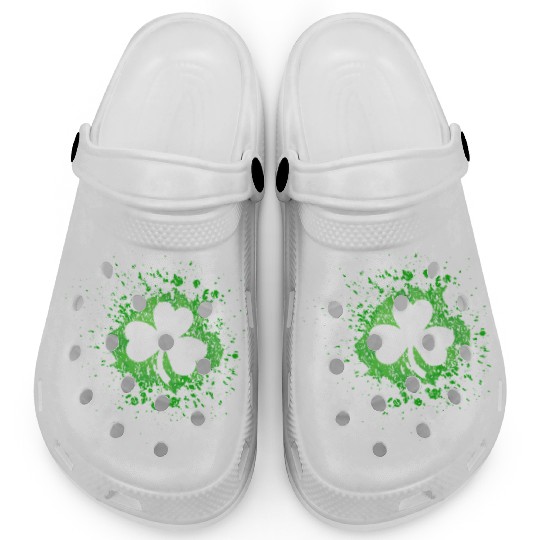 2-Sided Erin Go Bragh Shamrock Celtic Knot And Clogs