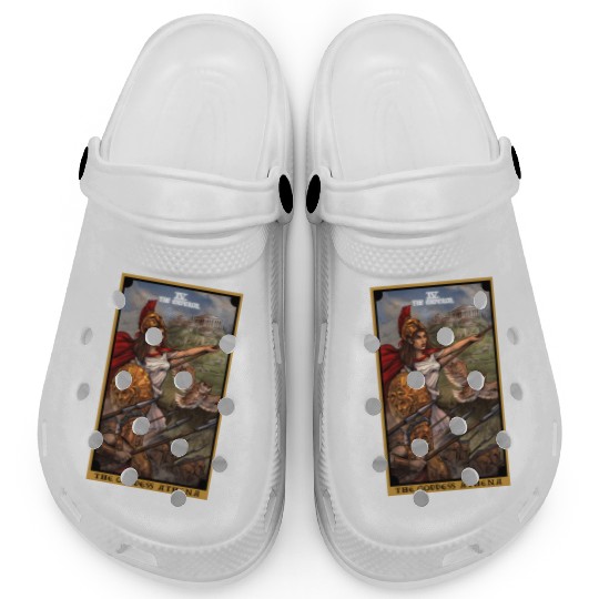 The Goddess Athena The Emperor Tarot Card Greek Clogs