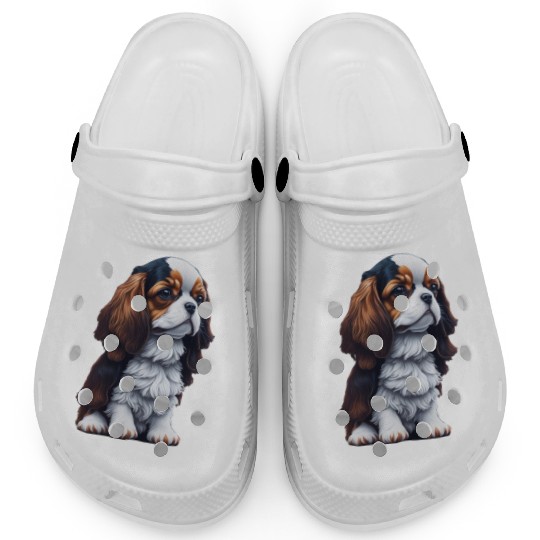 Cavalier King Charles Spaniel Dog Puppet Clogs