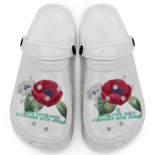Embracing Romance with the Rose Clogs
