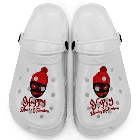 happy bloody Halloween sarcastic fun horror Clogs