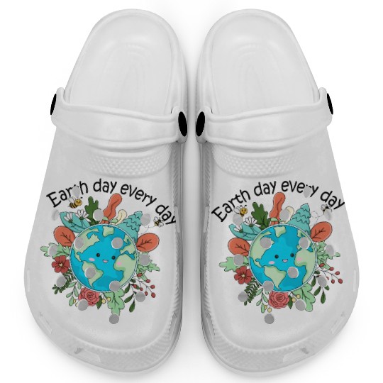 Earth Day Every Day Save The Planet Nature Lovers Clogs