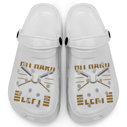 Baseball Catcher Team Coach Clogs