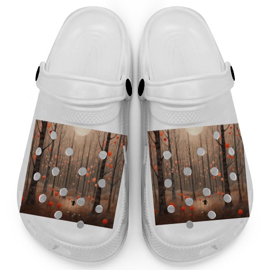 Enchanted Whispers: Balloon-Leaved Symphony Clogs