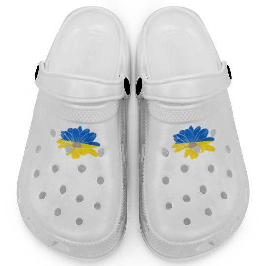 Ukraine Flag Sunflower Ukrainian Support Ukraine Clogs