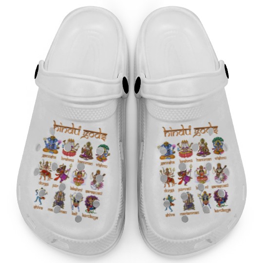Hindu Gods Shiva Ganesha Hanu Hinduism Goddess Clogs