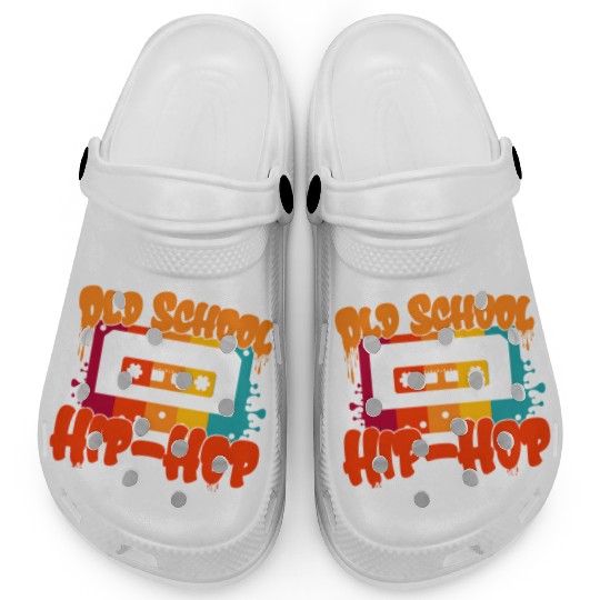 Old School Hip Hop 80S 90S Cassette Music Clogs