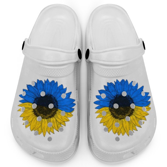 Ukraine Flag Sunflower Ukrainian Flag Clogs