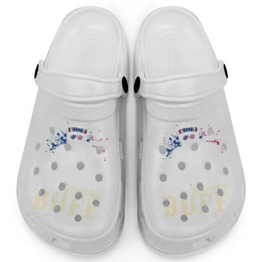 History Buff Independence Day Lincoln Patriot USA Clogs