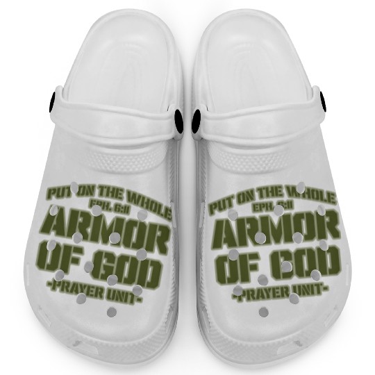 Put On The Whole Armor Of God Prayer warrior Clogs