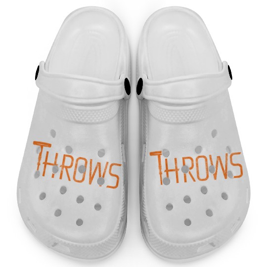 Funny Throws Before Hoes Disc Golf Clogs