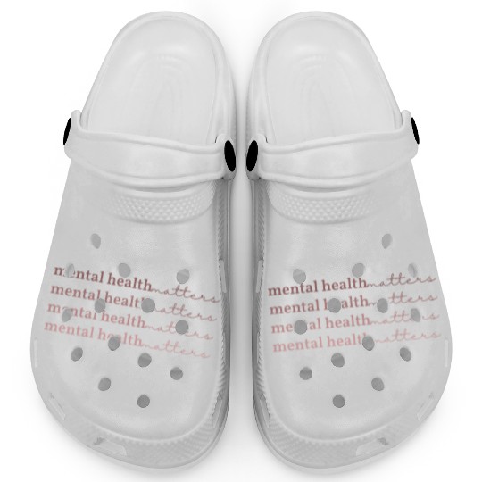 Mental Health Matters | Quote IV Rosa Claro Clogs