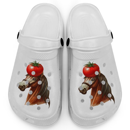 Horse Head Tomato Clogs