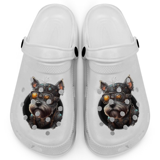 Steampunk Miniature Schnauzer Clogs
