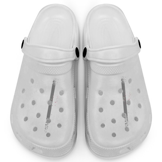 Correctional Officer - Us Flag Thin Silver Line Clogs