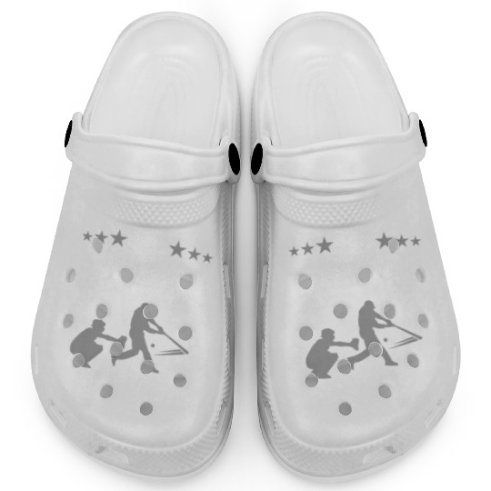 Baseball Pitcher Keep Swinging My Catcher Likes Clogs