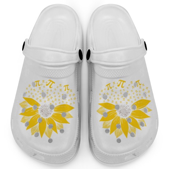 Pi Day Sunflower Clogs