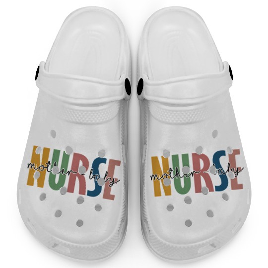 Leopard Mother Baby Nurse Nursing Student School Clogs