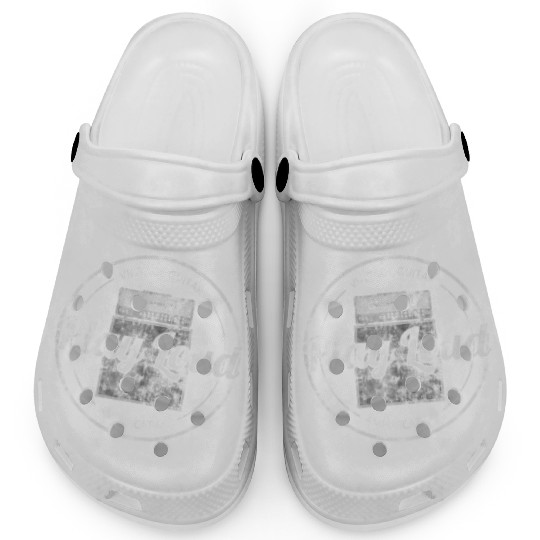 Vintage Electric Guitar Player Play Loud Clogs