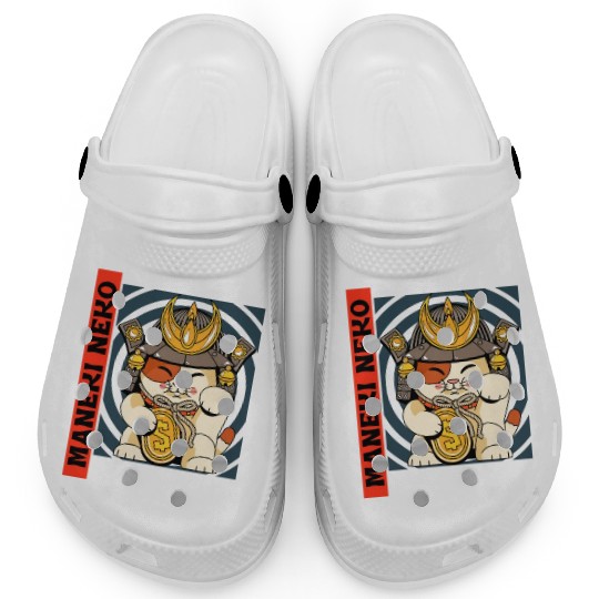 Adorable Maneki Neko Cat Clogs
