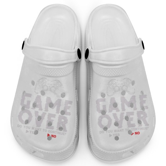 Game Over Do You Want To Continue Yes No Clogs