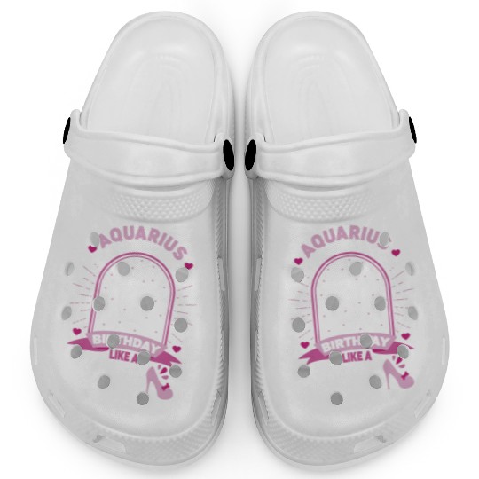 Aquarius Stepping Into Astrology Birth Sign Clogs